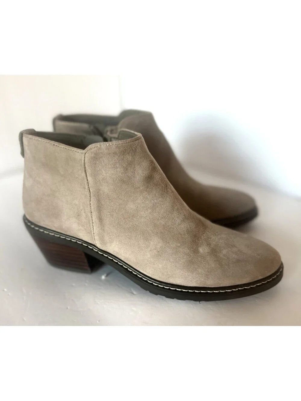 Sam Edelman Pryce Weatherproof  Leather Ankle Booties Women’s Size 6M NWOT Tan